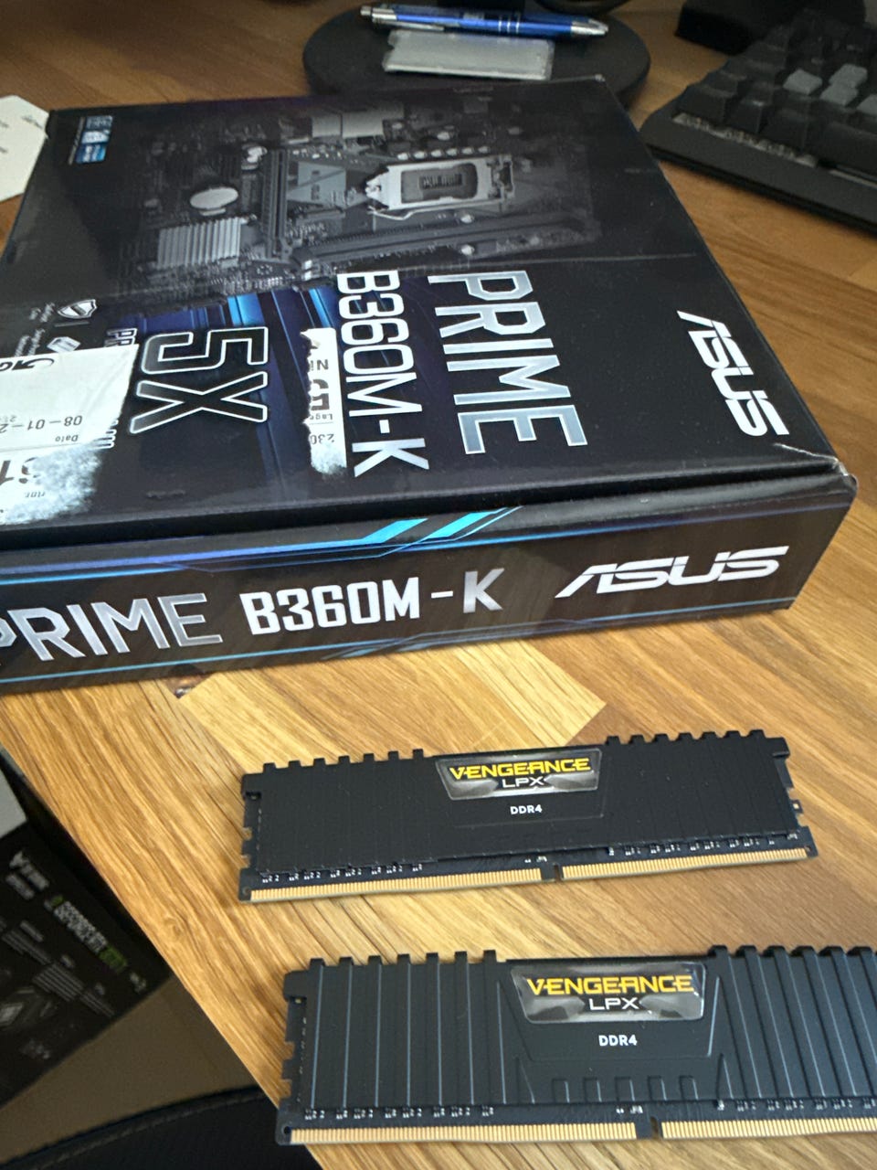 Intel i5-8500 + ASUS Prime B360M-K + 16GB Corsair DDR4 RAM | DBA