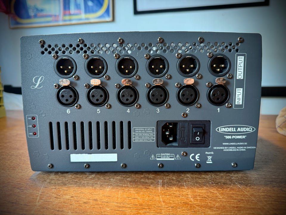 Lindell Audio 506 Power lunchbox rack til 500-serie moduler | DBA