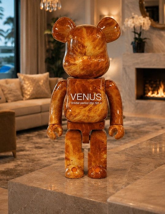 NASA - Statue, XL BE@RBRICK - Venus 1000% - 70 cm - PVC - 2026 | DBA