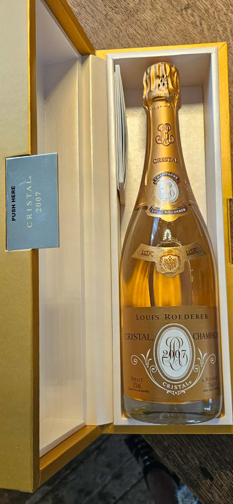 Louis Roederer Cristal 2007 – 75 cl i original gaveæske | DBA