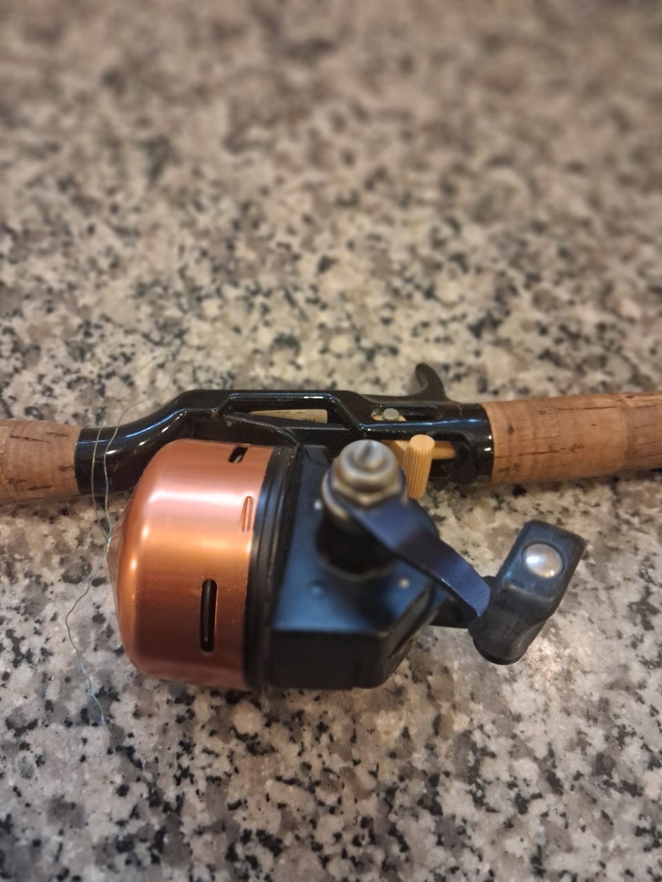 Vvintage ABU Caster 132 - ZOOM - 6 fod + Abu-matic 150 Svangsta | DBA