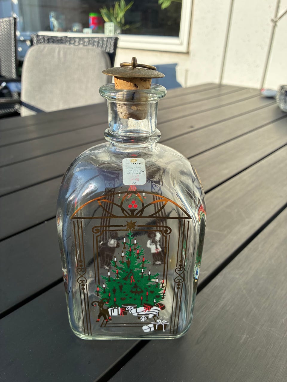 Holmegaard juleflaske (1991) | DBA