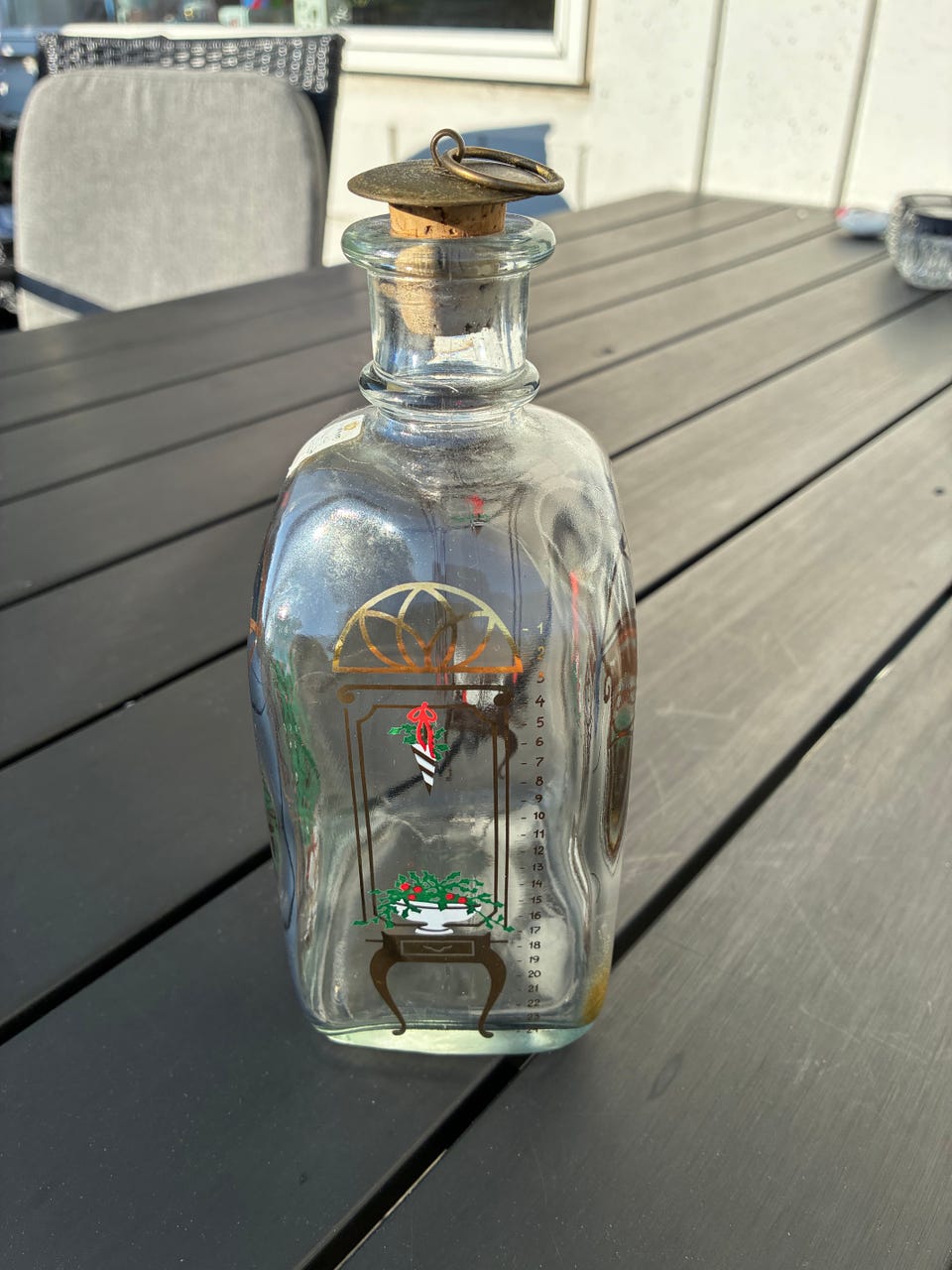 Holmegaard juleflaske (1991) | DBA