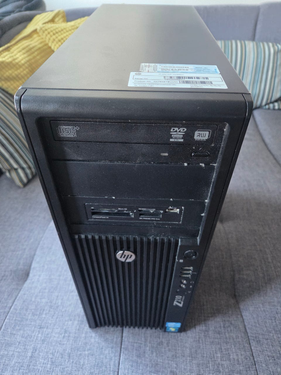 HP Z210 - Xeon E3 1225 3,1 Ghz - 16 GB Ram - Nvidia GTX 750 TI | DBA