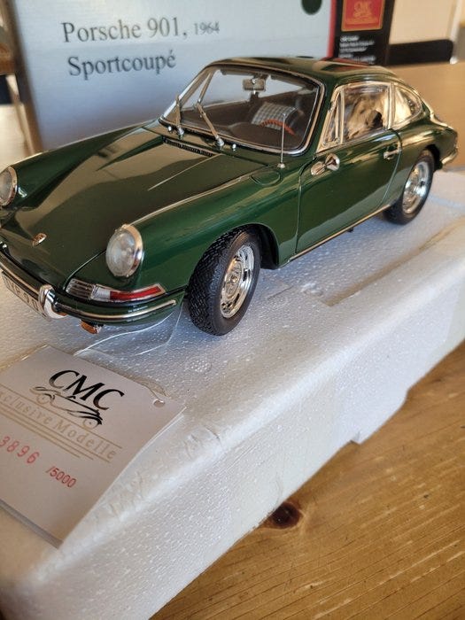 CMC 1:18 - Modelbil - Porsche 901 Sportcoupé 1964 | DBA