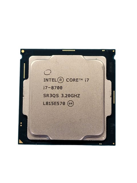 Intel Core i7-8700 3.2 GHz – 6 Core / 12 Threads – LGA1151 | DBA
