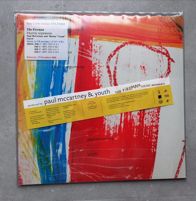Paul McCartney, The Fireman - Electric Arguments - 2 x LP Album