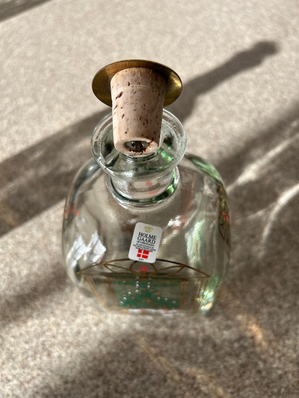 Holmegaard juleflaske 1991 | DBA