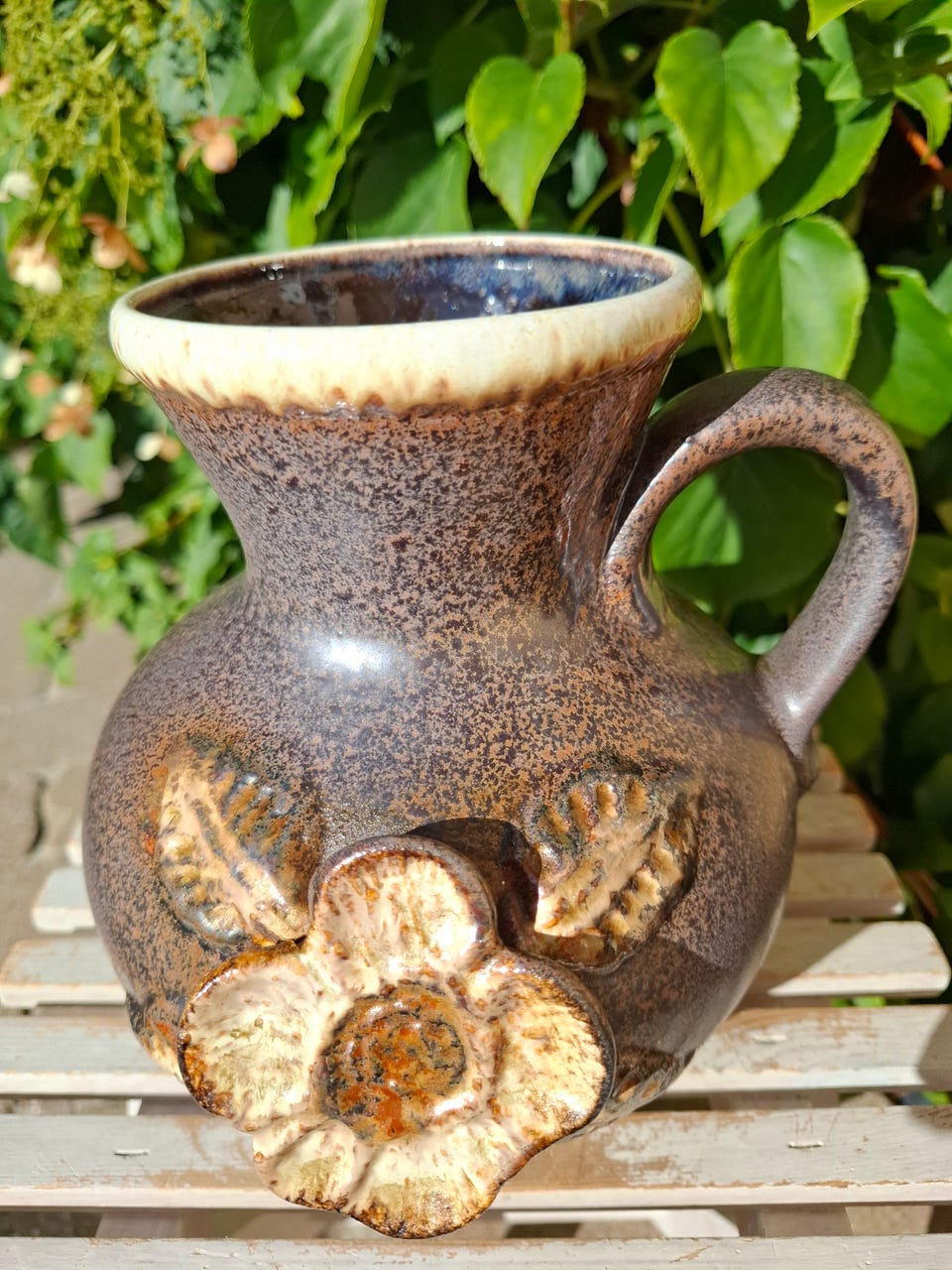 Scheurich Fat Lava Henkelvase - vintage West Germany (Model 076/20