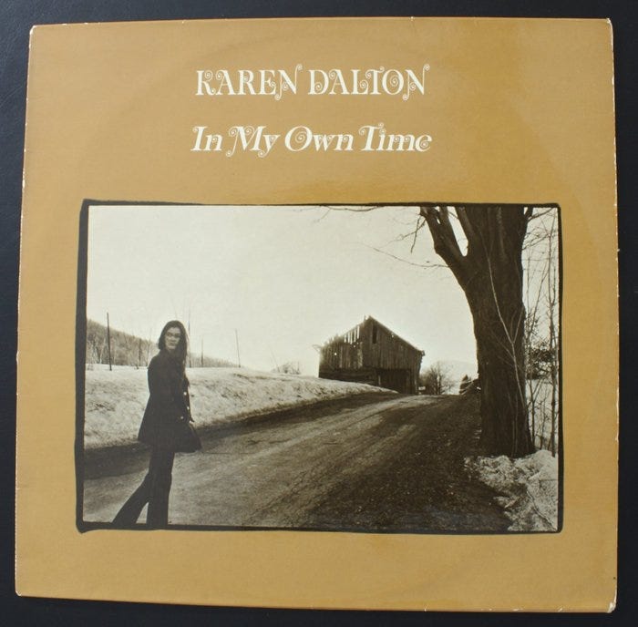 Karen Dalton - In My Own Time (Netherlands) – RARE 1971 Dutch