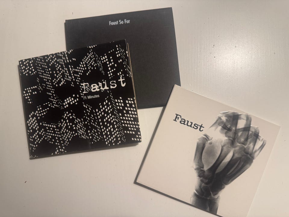 FAUST - 3 Albums: FAUST, 71 Minutes, So Far (CD) | DBA