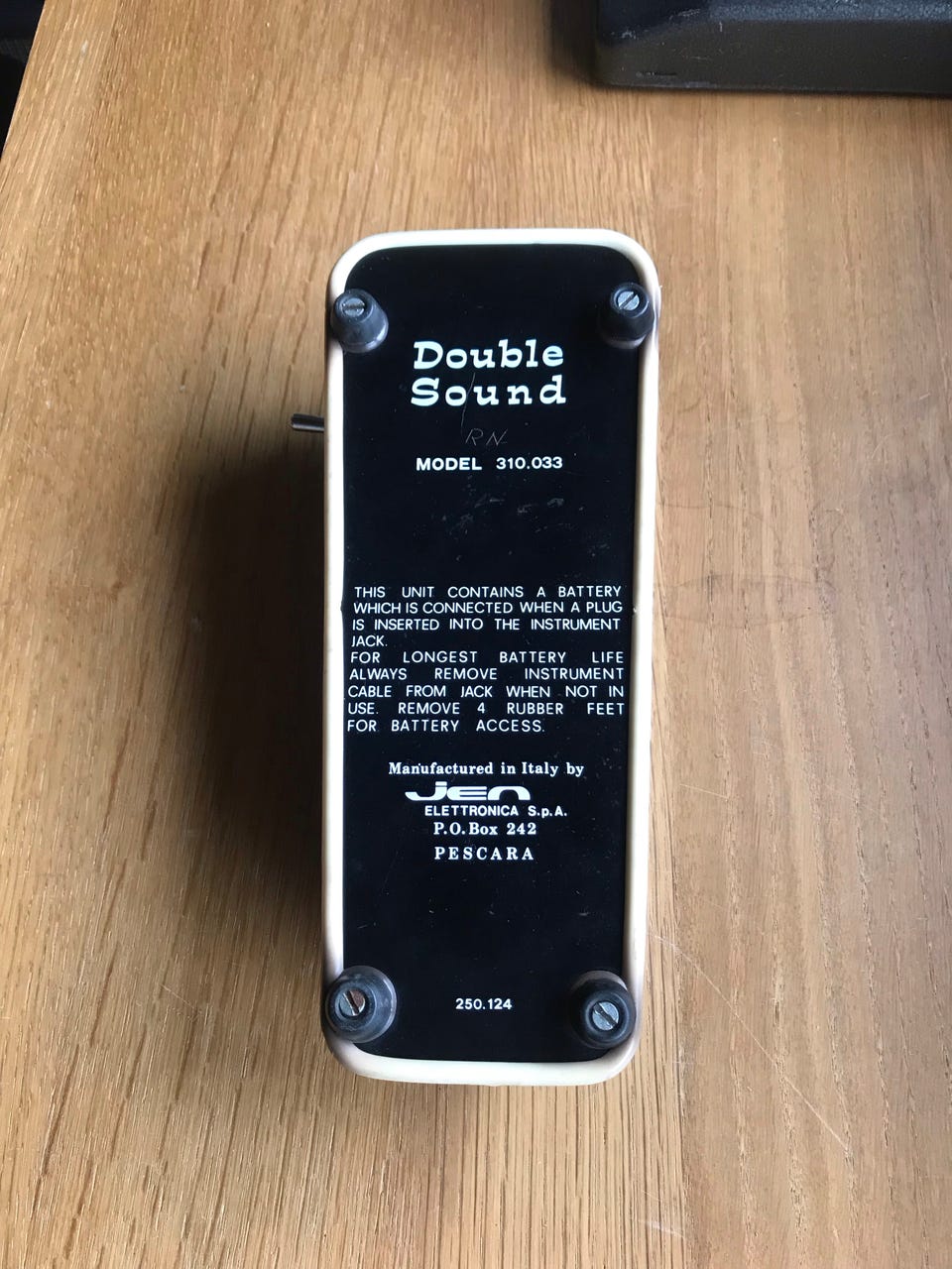 Jen Double Sound 310-850 guitarpedal wah/fuzz 60' | DBA