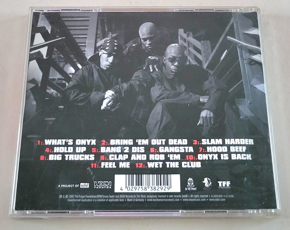 Onyx – Bacdafucup Part II - hip hop rap - cd | DBA