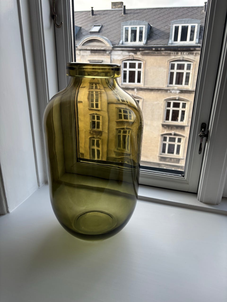 Jysk stor glasvase grøn