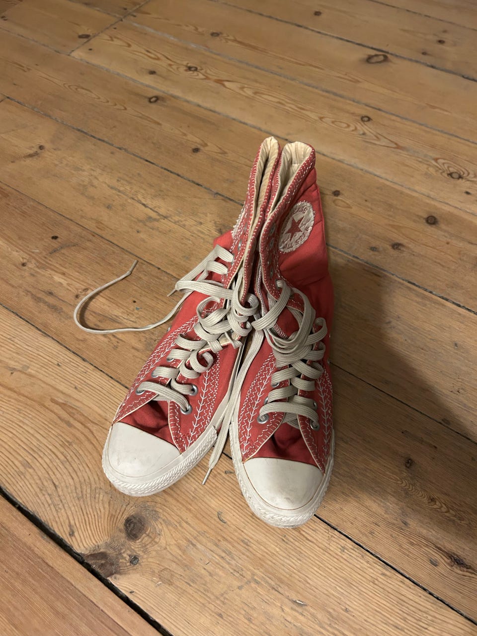 Converse, Converse vintage høje støvler str 38/ 5.5 koralrøde