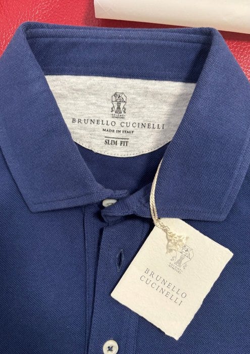 Brunello Cucinelli, Brunello Cucinelli - T-shirt - Nyt med labels
