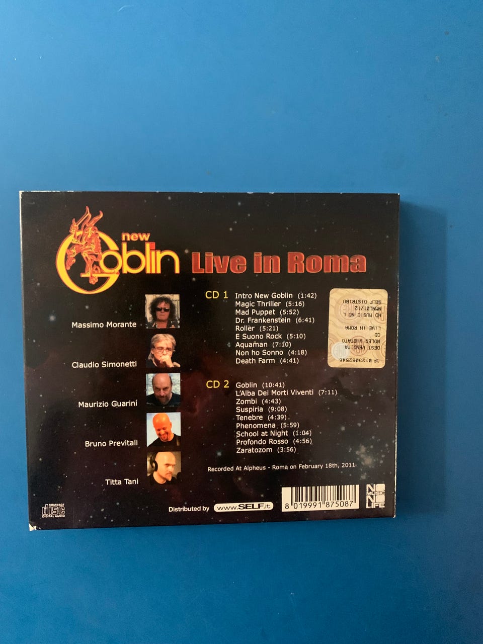 GOBLIN • New Goblin Live In Roma (2 CD) 75- | DBA