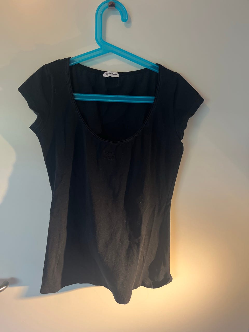 Dolce & Gabbana, Vintage Dolce & Gabbana T-shirt sort dame