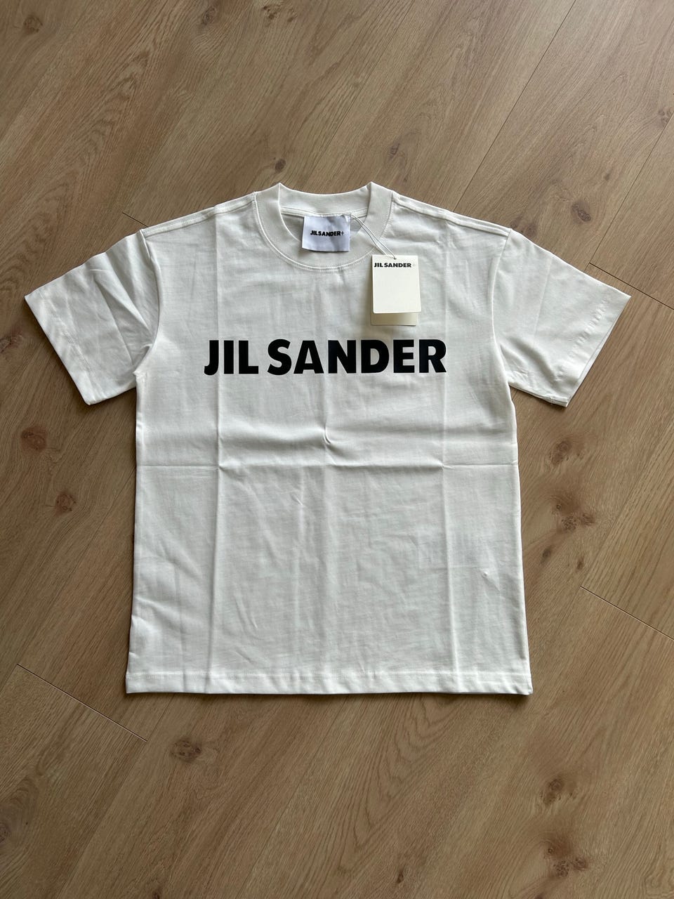 Jil Sander, Jil Sander T-shirt M hvid med print dame