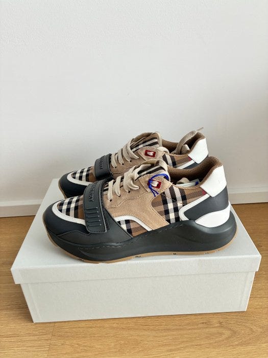 Burberry, Burberry - Ramsey vintage checkered - Sneakers - Størelse: EU 42 - Nyt med label