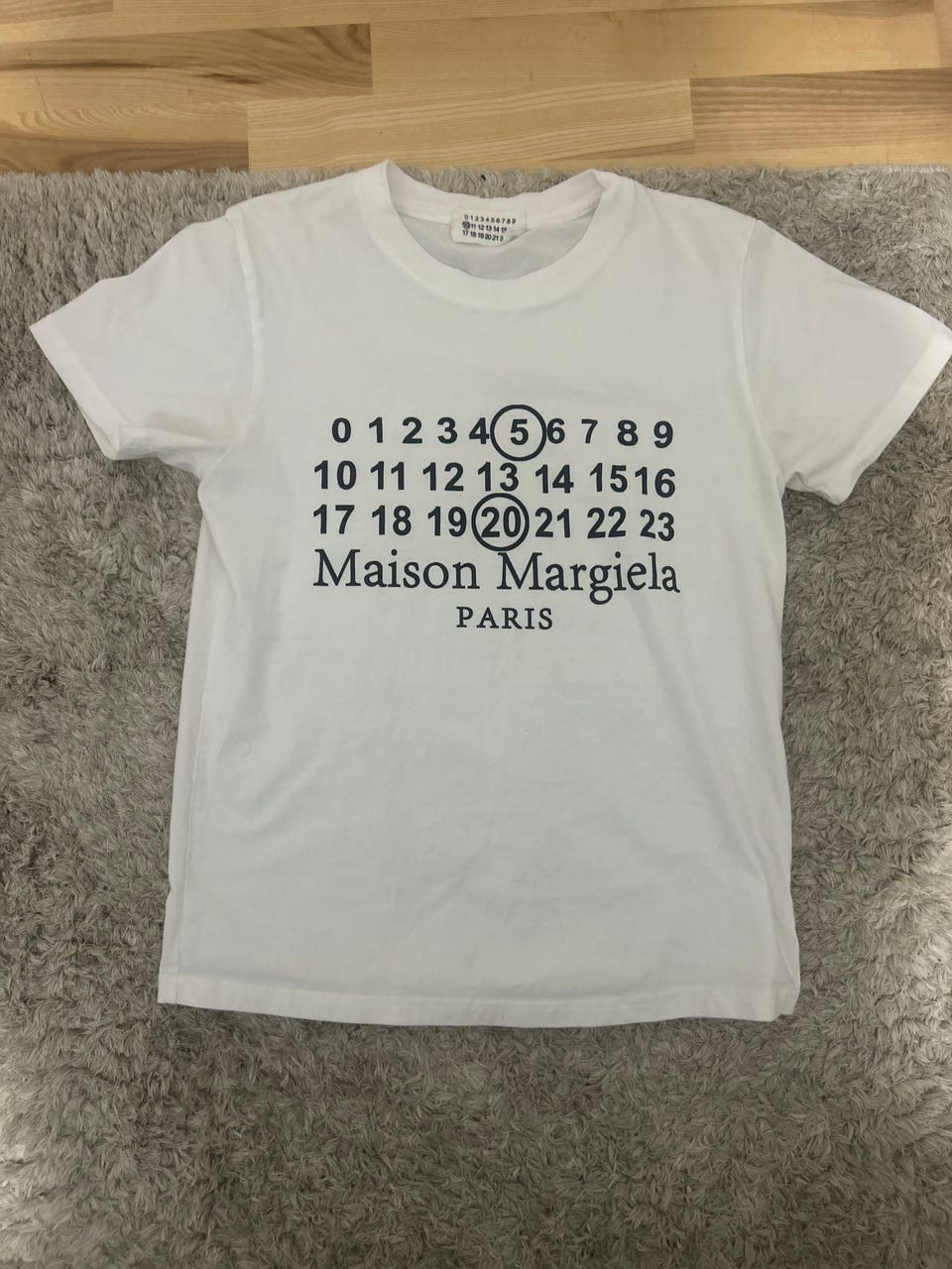 Maison Margiela, Maison Margiela T-shirt S hvid herre