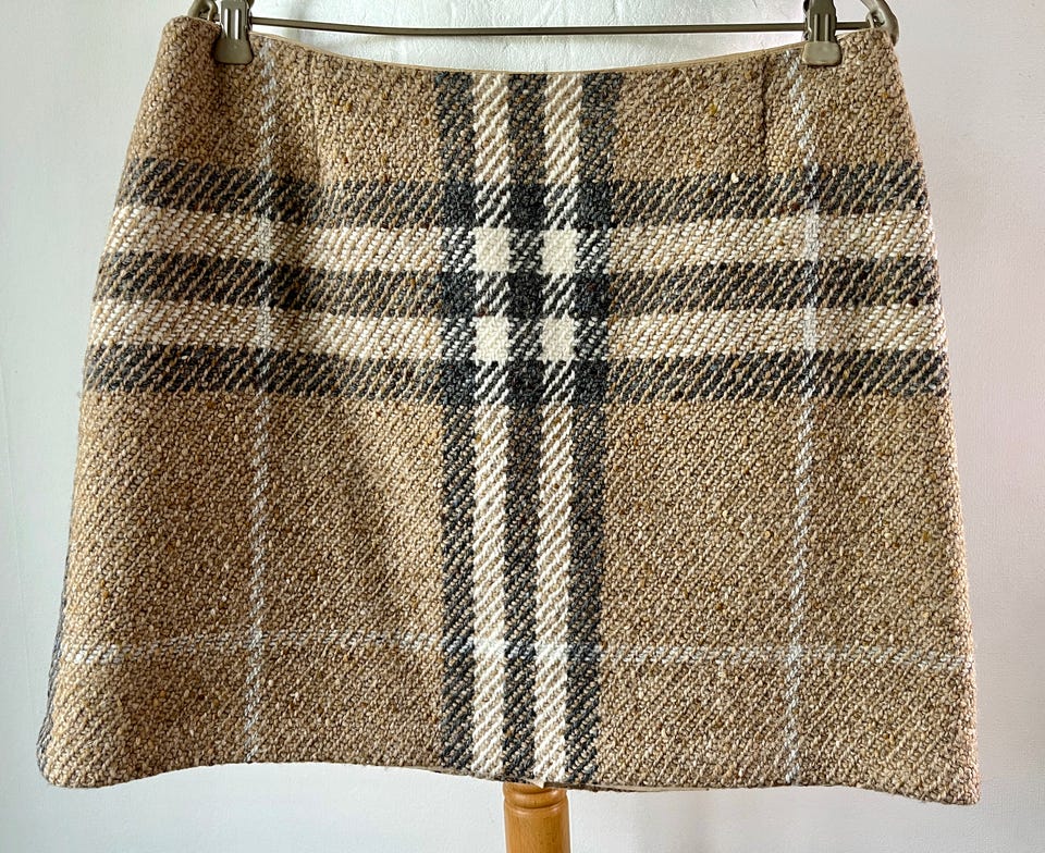Burberry, Burberry, superflot nederdel, str 42