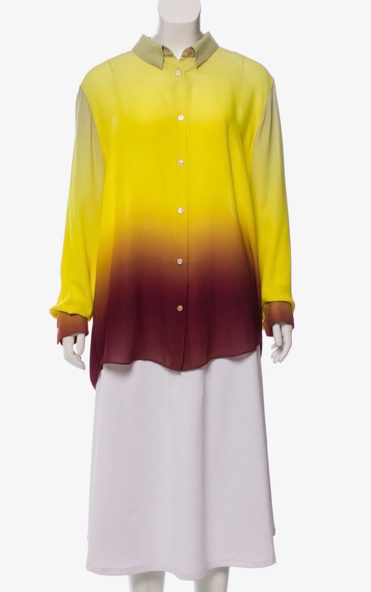 Acne Studios, Acne Studios skjorte ombré