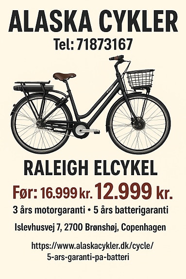 Super flot El cykel til salg