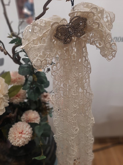 Brudeslør, Vintage, Vintage blonde