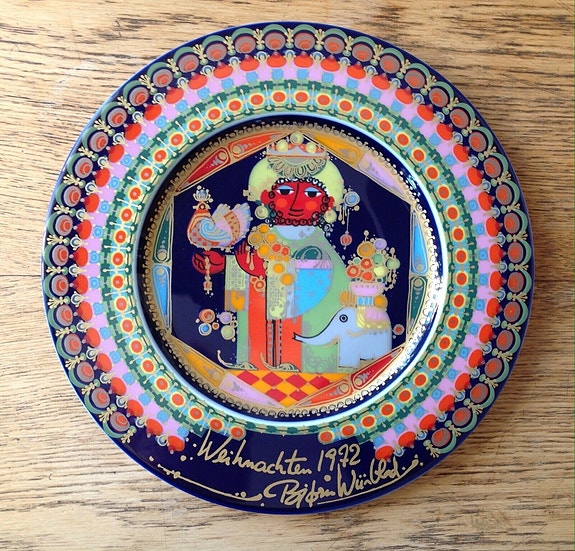 Bjørn Wiinblad juleplatte 1972 | DBA