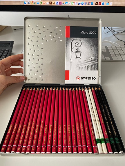 Stabilo Micro 8000, 24 Drawing Pencils | DBA