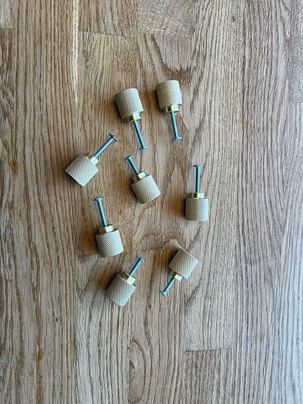 Knop Helix messing 20 mm , Beslag Design