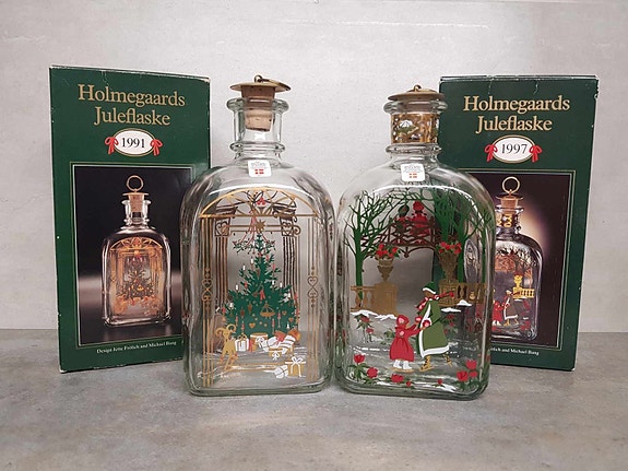 Flasker, Holmegaard juleflaske | DBA