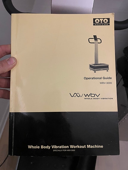 Oto wbv-3000 vibration maskine DBA