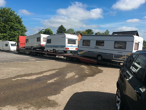 Campingvogne købes til Export