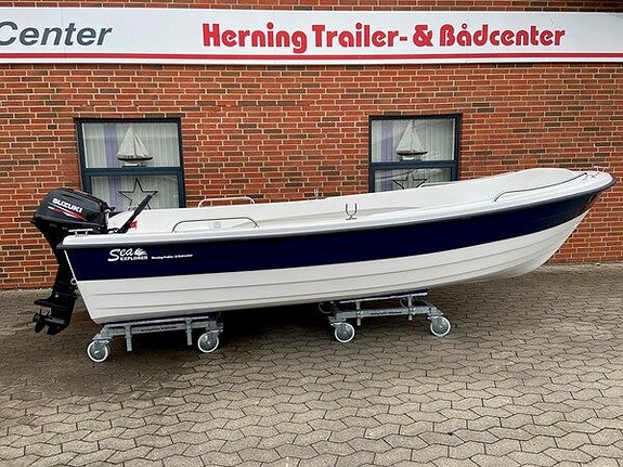 SeaExplorer 470 Fish m/brugt Suzuki DF15 AEL 4-takt EFI m/el-start