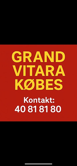Grand Vitara KØBES