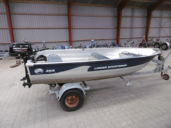 Linder 355 Sportsman med Mercury F4MH