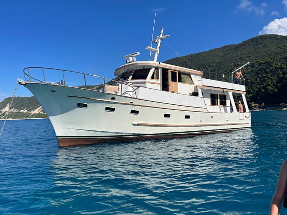 Motorbåd Trawler Blue Ocean 50 med bådplads i Gilleleje.