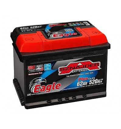 Sznajder Plus start Batteri 12 volt - 62 Ah - Primusdanmark