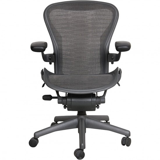 Kontorsstol Herman Miller Auktion Charles Kontorstol, Aluminium