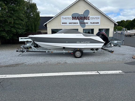 Olympic 580 BR med 150 hk og trailer - KUN 41 TIMER!