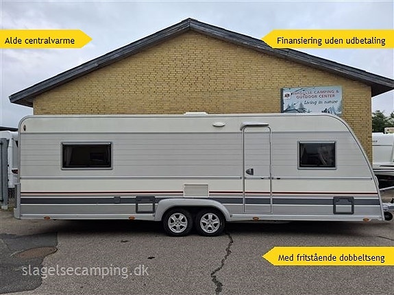 Cabby 2011 - Cabby Comfort 740+   Lækker helårsvogn med stor Queensbed