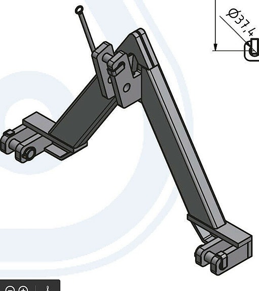 A-ramme Traktor KAT III