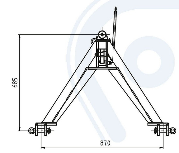 A-Ramme Traktor KAT II