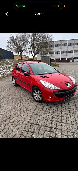 Peugeot 206+ til salg hos Nabilli