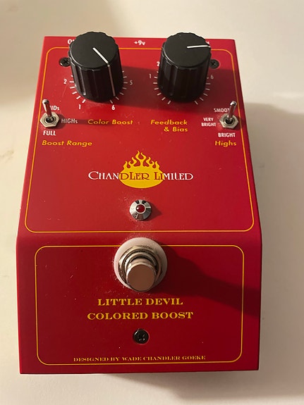 Chandler Limited Little Devil Colored Boost guitarpedal rød | DBA