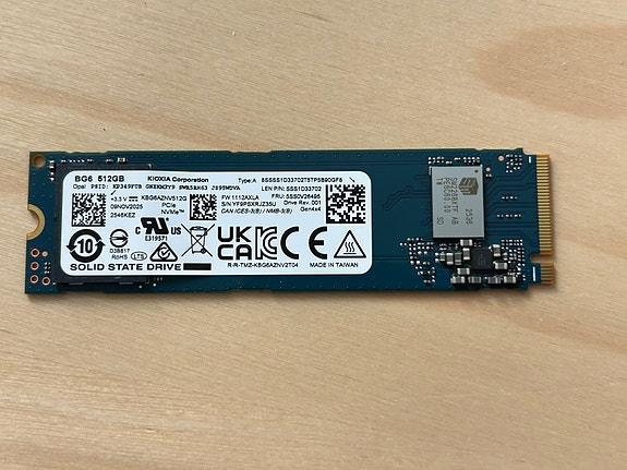 Kioxia BG6 512GB M.2 NVMe SSD Gen 4x4 | DBA
