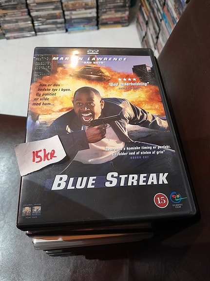1000 dvd'er - sender gerne - Blue Streak DVD film