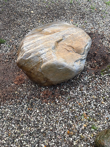 Store natursten til have og indkørsel